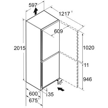Réfrigérateur combiné LIEBHERR CNd5704-22 – Image 6