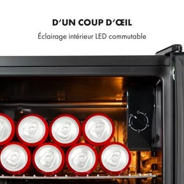 Réfrigérateur top KLARSTEIN Beersafe XXL 80L - Noir – Image 7