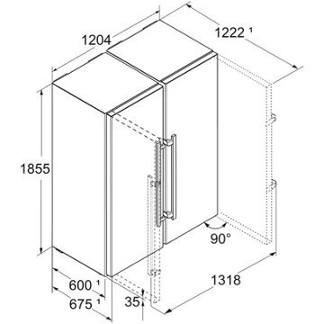 Réfrigérateur Américain LIEBHERR XRFsd5265-22 BioFresh – Image 6