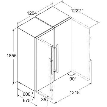 Réfrigérateur Américain LIEBHERR XRFsd5265-22 BioFresh – Image 18