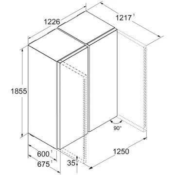 Réfrigérateur Américain LIEBHERR XRFsd5220-22 – Image 6