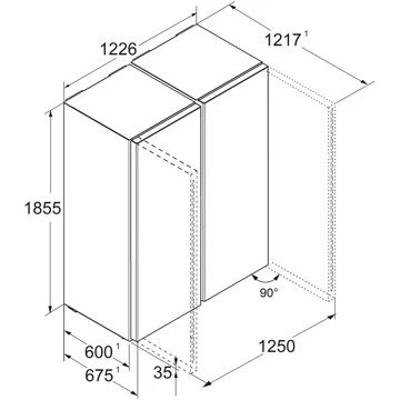Réfrigérateur Américain LIEBHERR XRFsd5220-22 – Image 15