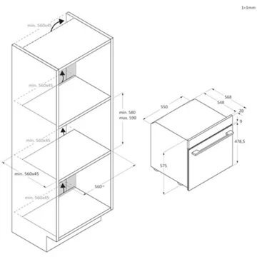 Four encastrable CANDY CA6N5B3EYTX Smart Steam – Image 4