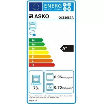 Four encastrable fonction vapeur ASKO OCS8687A2 – Image 8