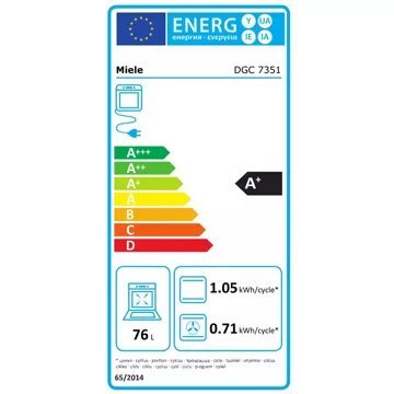 Four encastrable fonction vapeur MIELE DGC 7351 BlackLine – Image 8