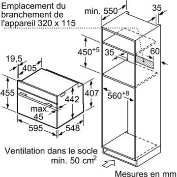 Four encastrable BOSCH CMG633BB1 Reconditionné – Image 7