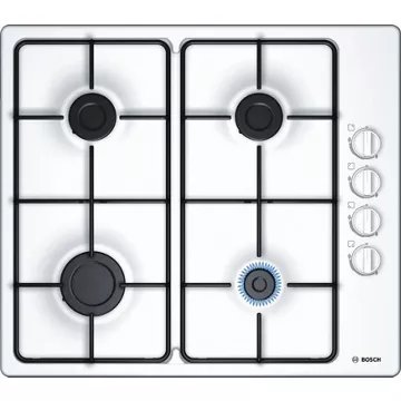 Table gaz BOSCH PBP6B2B80 Série 2 émail blanc – Image 2