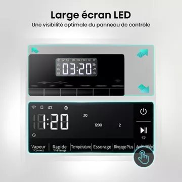 Lave linge séchant hublot HISENSE WD3S8043BB3 – Image 13