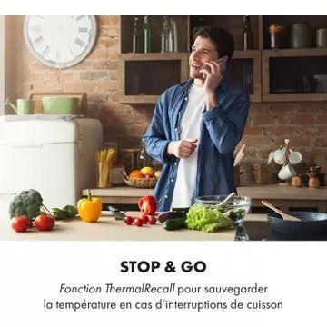 Table vitrocéramique KLARSTEIN Delicatessa 90 Hybrid - Noir – Image 9