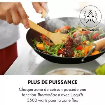 Table vitrocéramique KLARSTEIN Delicatessa 77 Hybrid - Blanc – Image 7