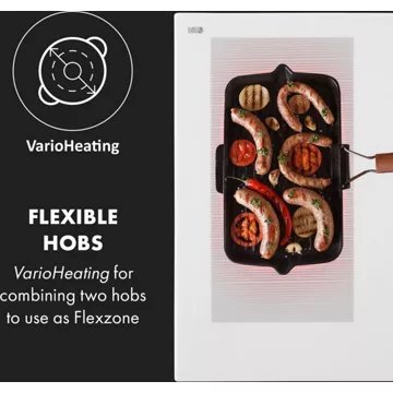 Table vitrocéramique KLARSTEIN Delicatessa 90 Hybrid - Blanc – Image 3