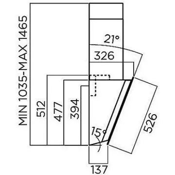 Hotte décorative murale inclinée ESSENTIELB EHDD 614ni – Image 10