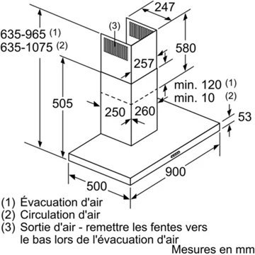 Hotte décorative murale BOSCH DWB96BC6SF Serenity Serie 2 – Image 8