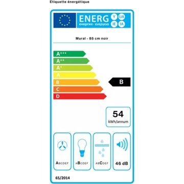Hotte décorative murale FALMEC VERSNRS1420 85 NOIR – Image 10