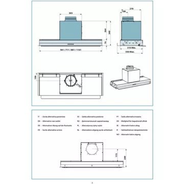 Hotte encastrable FALMEC VIRGOLA3620 – Image 4