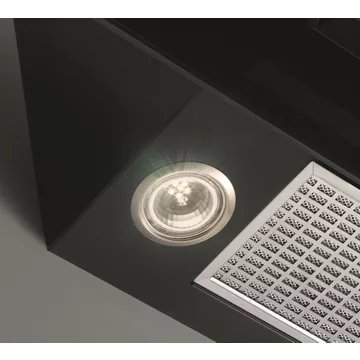 Hotte décorative murale inclinée FABER STEELMAX 800 NOIR/INOX – Image 9