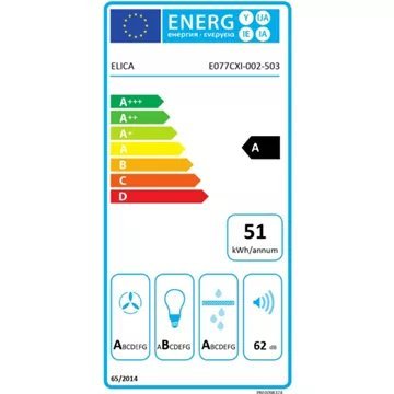 Hotte décorative murale ELICA NUAGE PAINTABLE/F/75 – Image 5