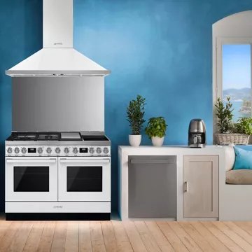 Hotte décorative murale SMEG KPF12WH – Image 3