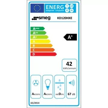 Hotte décorative murale SMEG KD120HXE – Image 5