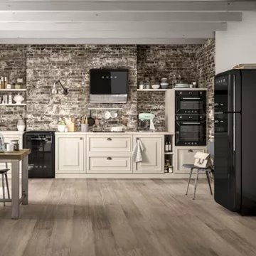 Hotte décorative murale inclinée SMEG KFAB75BL – Image 7