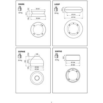 Hotte décorative îlot FALMEC SOPHIE2230 – Image 9