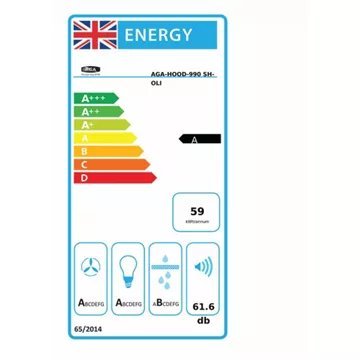 Hotte décorative murale AGA AGA-HOOD-990 SH-LIN – Image 3