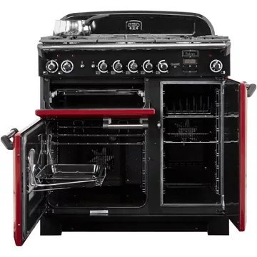 Piano de cuisson gaz FALCON CLASSIC90 ROUGE AIRELLE CHRM – Image 6