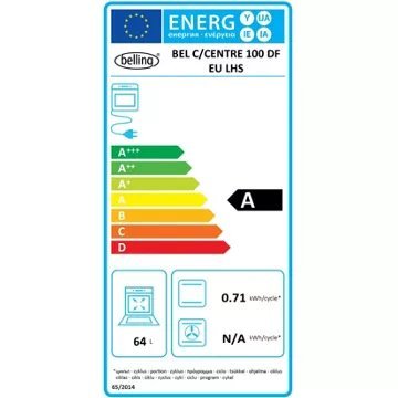 Piano de cuisson gaz BELLING COOKCENTRE 100 DFT INOX – Image 2