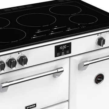 STOVES RICHMOND DELUXE 90 EI BLANC – Image 3