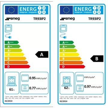 SMEG TR93IP2 dimensions et spécifications – Image 5