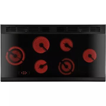 Piano de cuisson vitrocéramique FALCON DELUX110 VITRO CREM/CHROME – Image 4