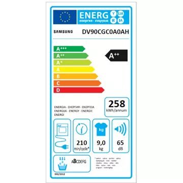 Sèche linge SAMSUNG DV90CGC0A0AH – Image 5