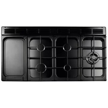 Piano de cuisson mixte FALCON NEXUS SE 110 CHARBON Mat satiné CHROME – Image 2