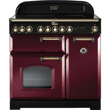 Piano de cuisson induction FALCON CLASSIC DELUXE 90 ROUGE AIRELLE/LAITON – Image 2