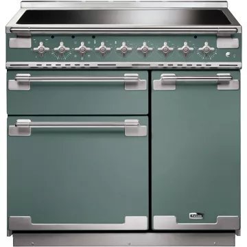 Piano de cuisson induction FALCON ELISE 90 VERT MINERAL MAT NICKEL BROSSÉ – Image 2