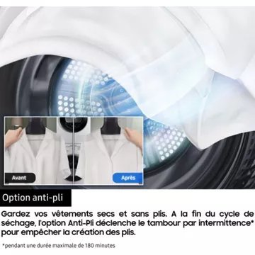 Sèche linge pompe à chaleur SAMSUNG DV80CGC2B0TEEF – Image 9