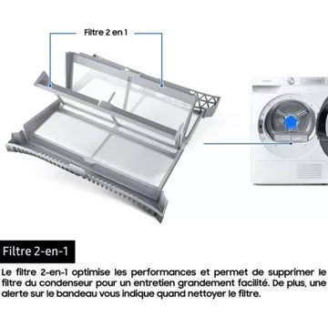 Sèche linge pompe à chaleur SAMSUNG DV80CGC2B0TEEF – Image 11