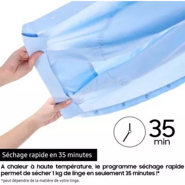 Sèche linge pompe à chaleur SAMSUNG DV80CGC2B0TEEF – Image 12