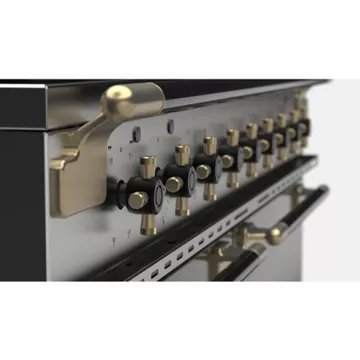 Piano de cuisson gaz FALCON ELISE LUXE TAB GAZ 90 CMINOX et NOIR L – Image 3