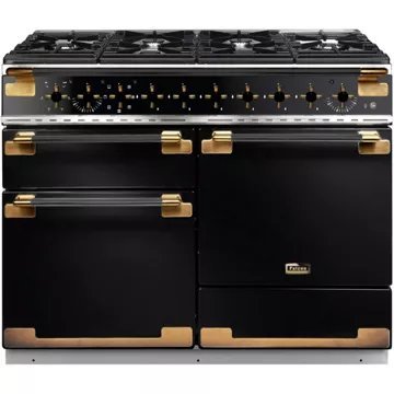 Piano de cuisson gaz FALCON ELISE LUXE TAB GAZ 110 CMNOIR LAITON