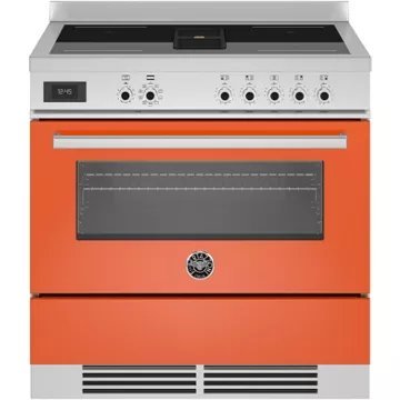 Piano de cuisson induction aspirante BERTAZZONI PROCH94I1EART orange