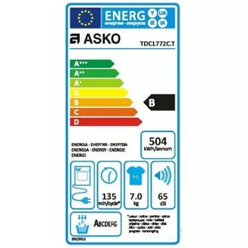 Sèche linge professionnel ASKO TDC1772C.T PRO – Image 2