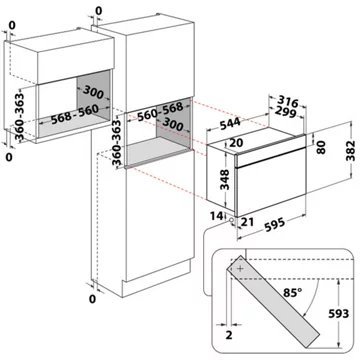 Micro ondes grill encastrable WHIRLPOOL MBNA920B – Image 11