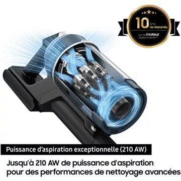 Aspirateur balai SAMSUNG Bespoke Jet Plus complete VS20B95C43W – Image 5