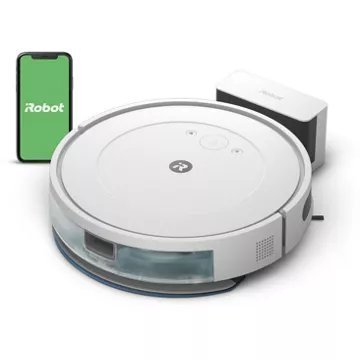 Robot Aspirateur Laveur IROBOT Roomba Combo Essential Y011240 blanc