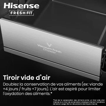 Réfrigérateur multi portes HISENSE RQ768N4GBE freshfit – Image 8
