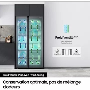 Réfrigérateur Américain SAMSUNG RH69CG895DS9 – Image 11