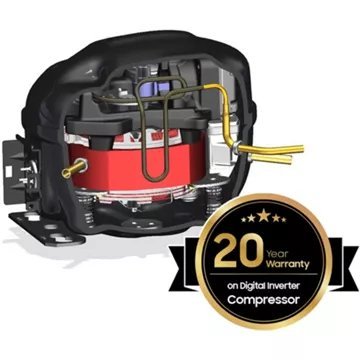 Réfrigérateur 1 porte encastrable SAMSUNG BRD27600EWW/EF Optimal Fresh+ – Image 5