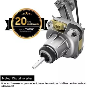 Lave linge hublot SAMSUNG WW90DB7U34GWU3 – Image 11